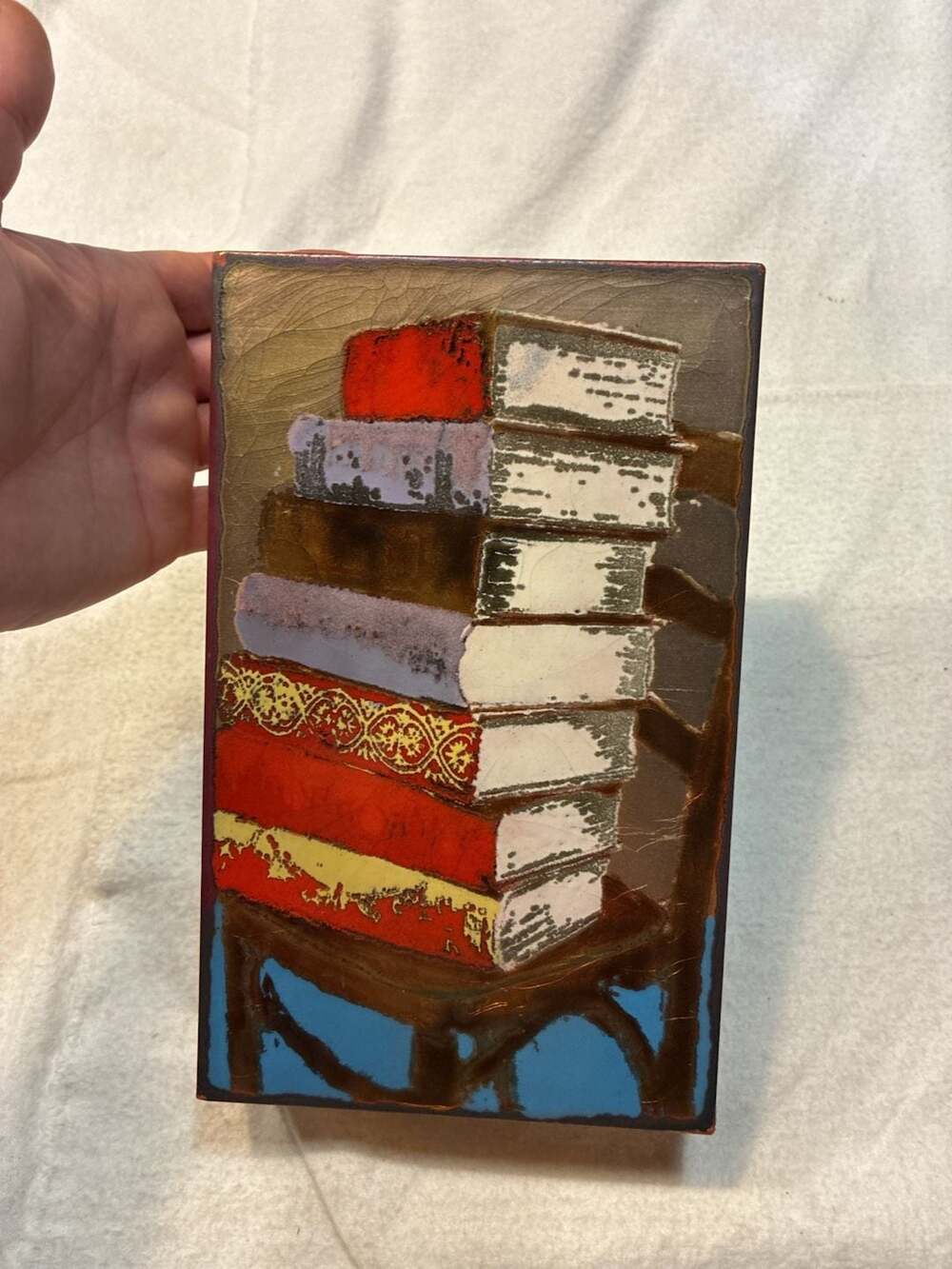 Houston Llew Spiritile 'A Thousand Lives' Glass on Copper Wall Art